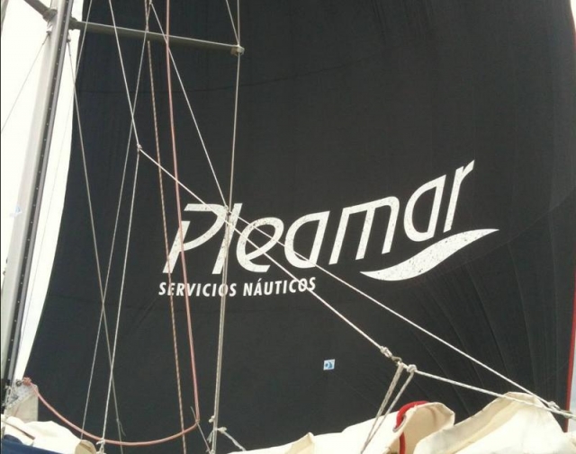 Vela de la embarcacion